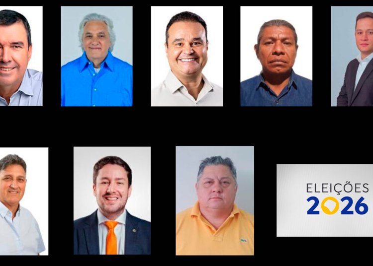 Oito candidatos disputam o governo de Mato Grosso do Sul nas eleições de 2026